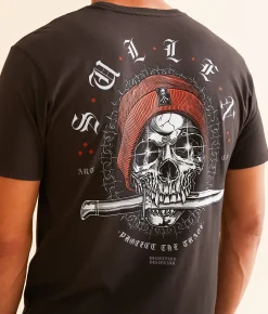Sullen Heist T-Shirt Vintage Black New