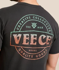 Graphic T-Shirts | Veece Helmet Shield T-Shirt Asphalt