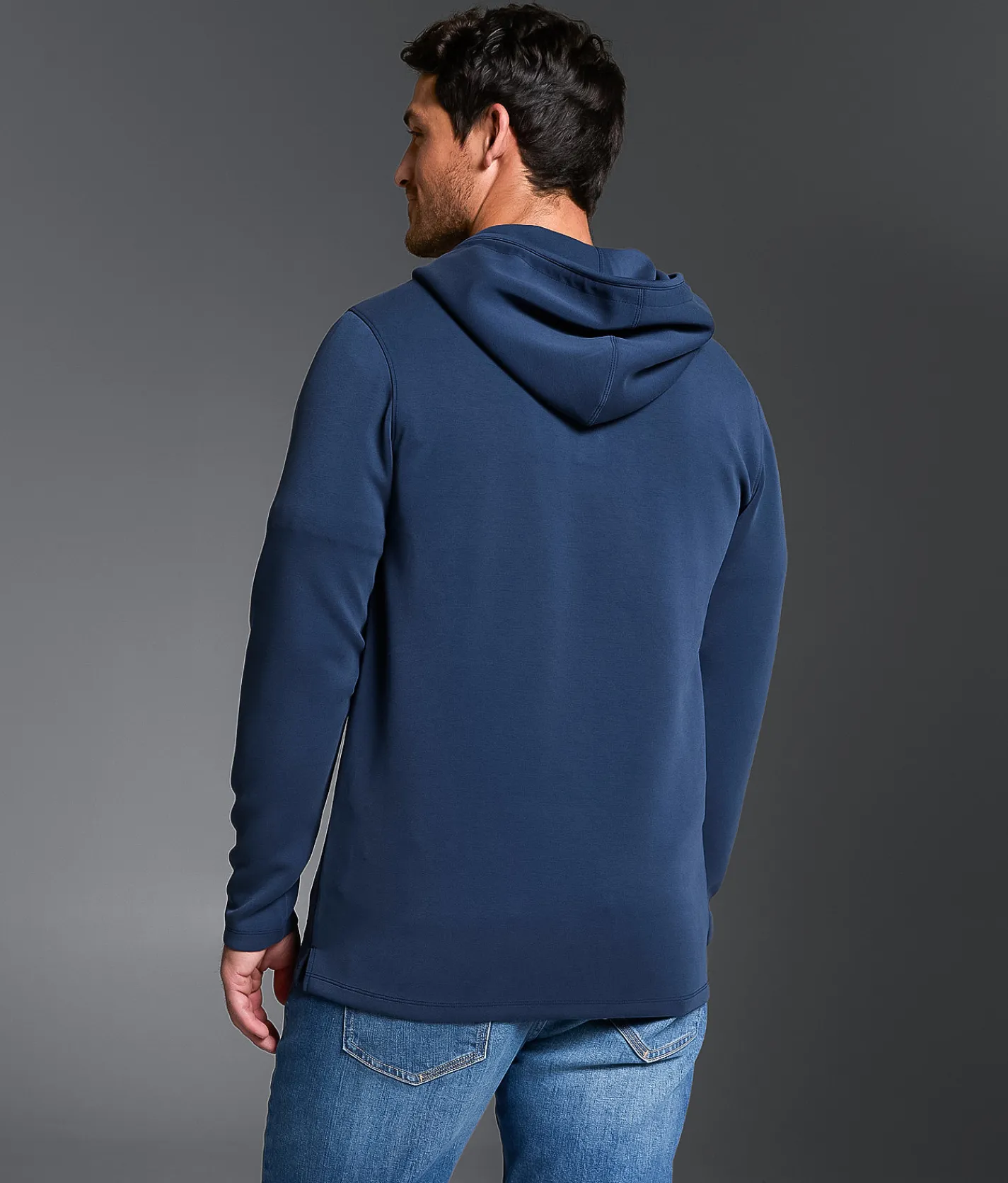 Outpost Makers Henley Hoodie Volcanic Ash New