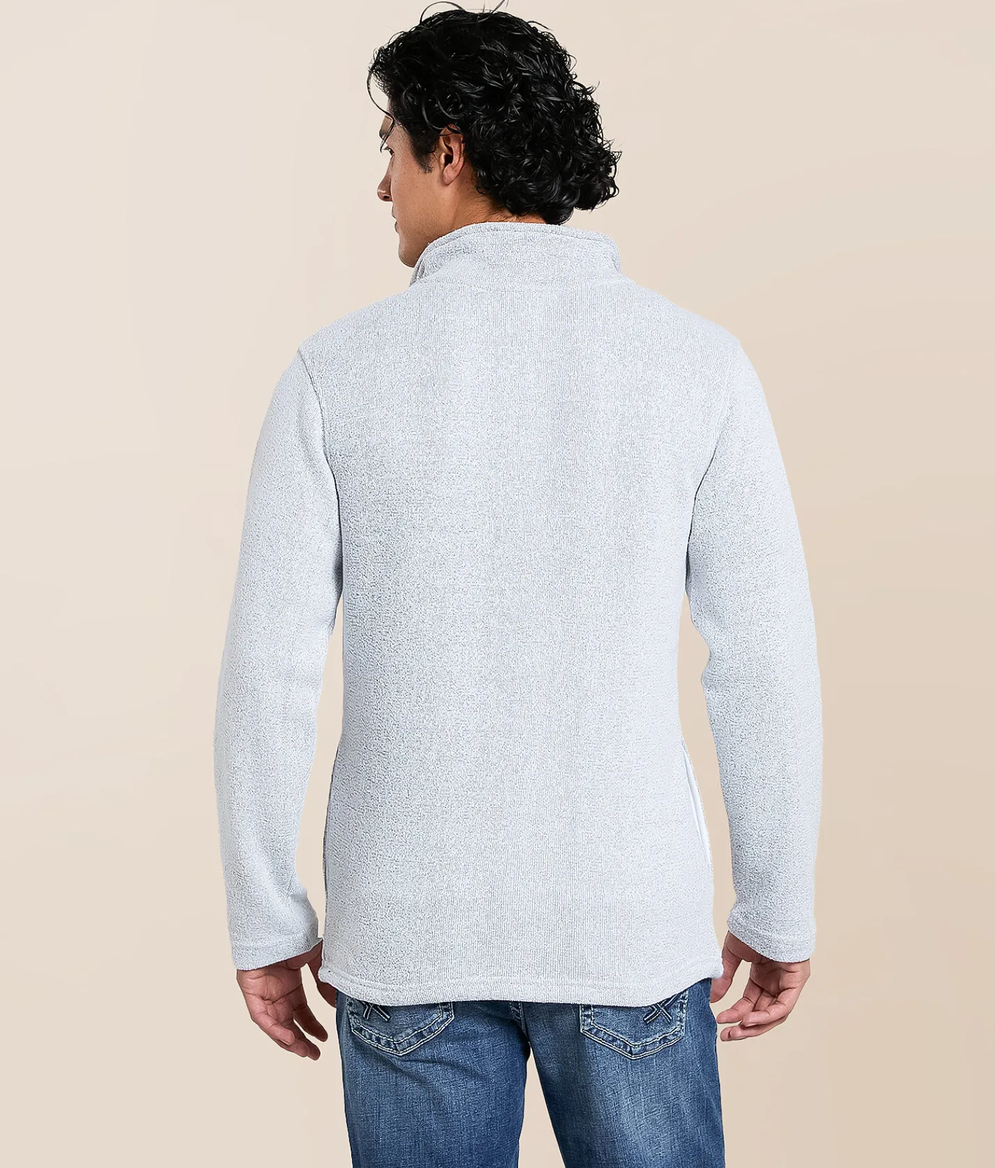 Tops | Departwest Henley Pullover White