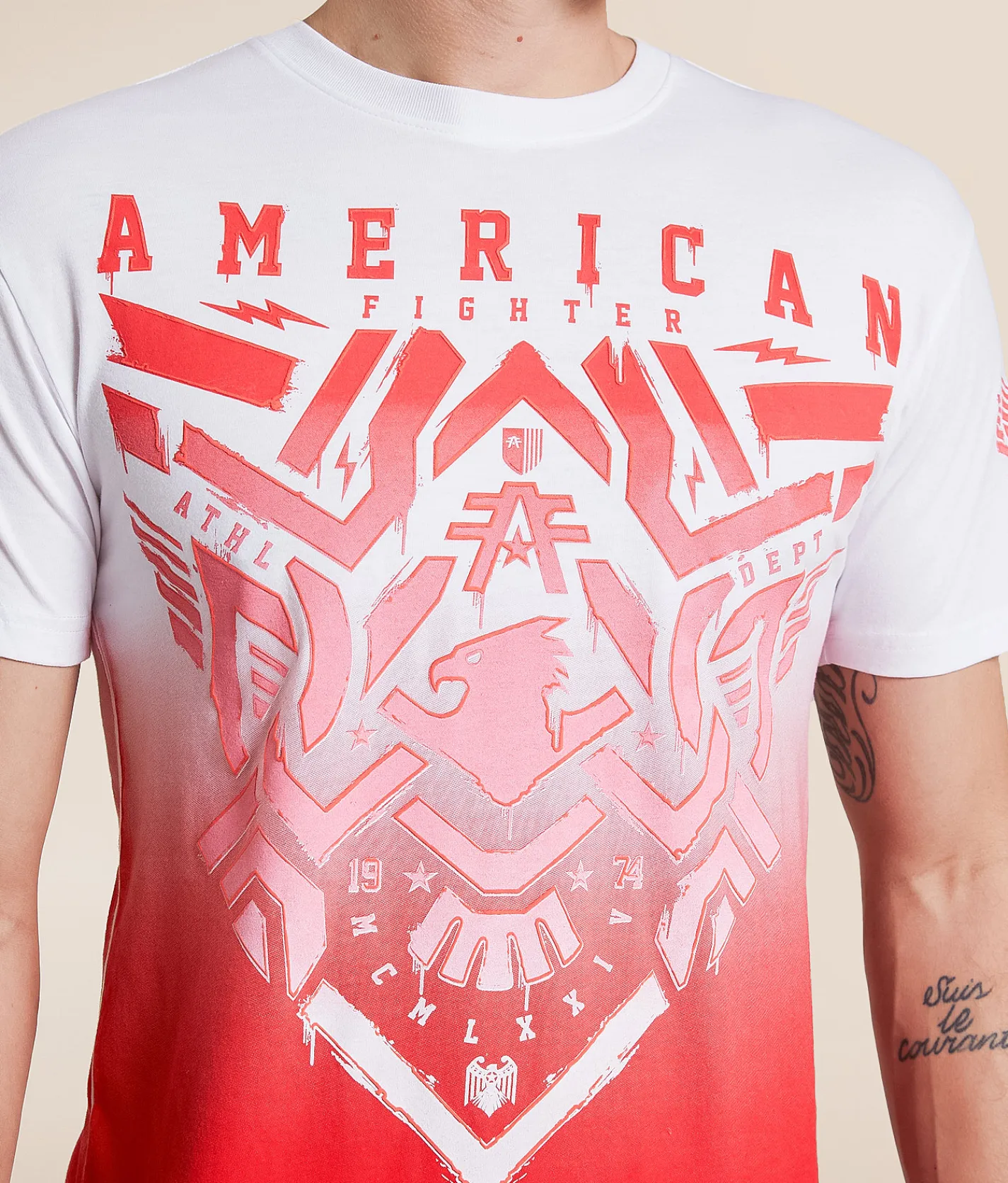 American Fighter Henniker T-Shirt White Multi Best