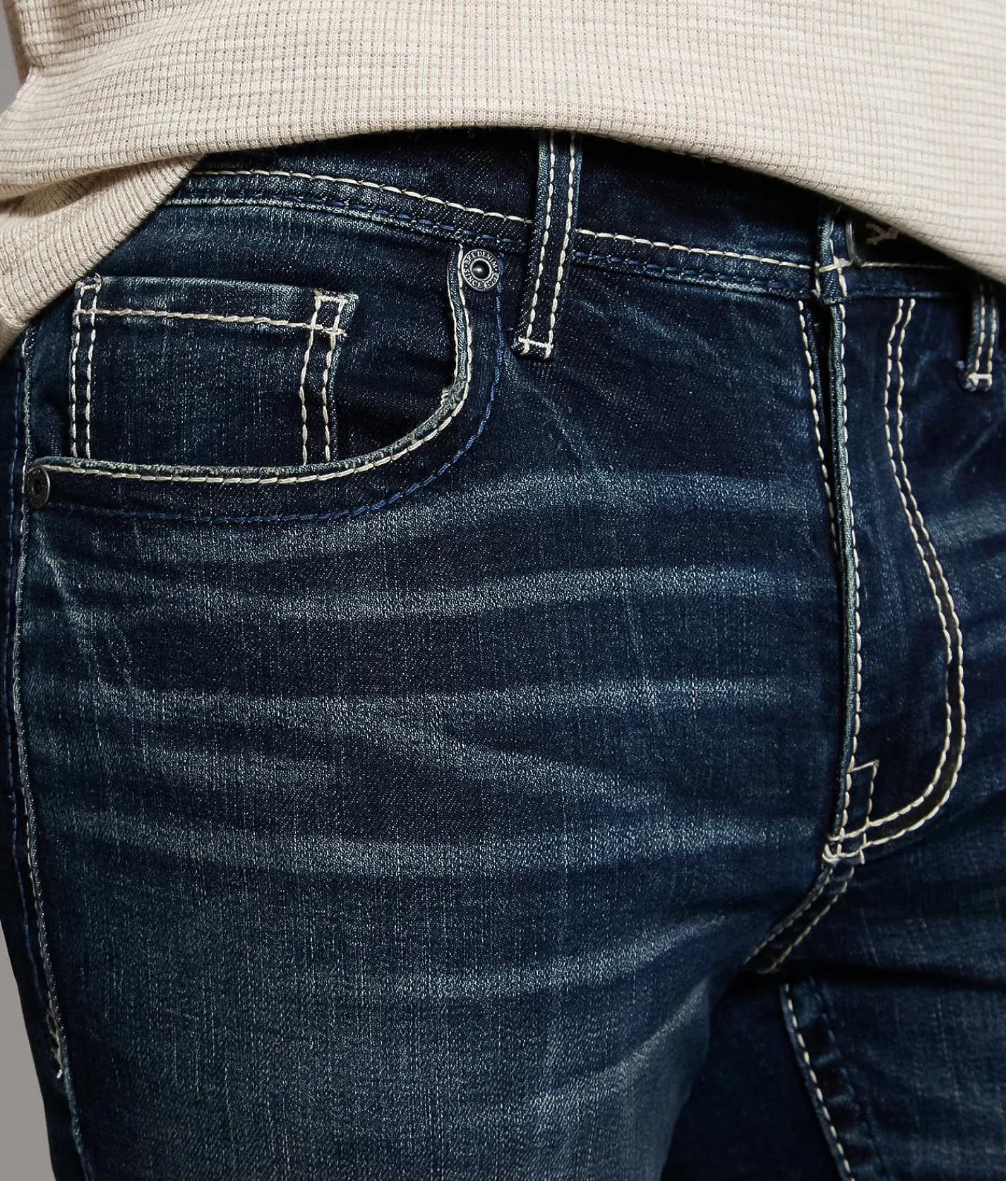 BKE Henry Straight Stretch Jean Saxon Hot
