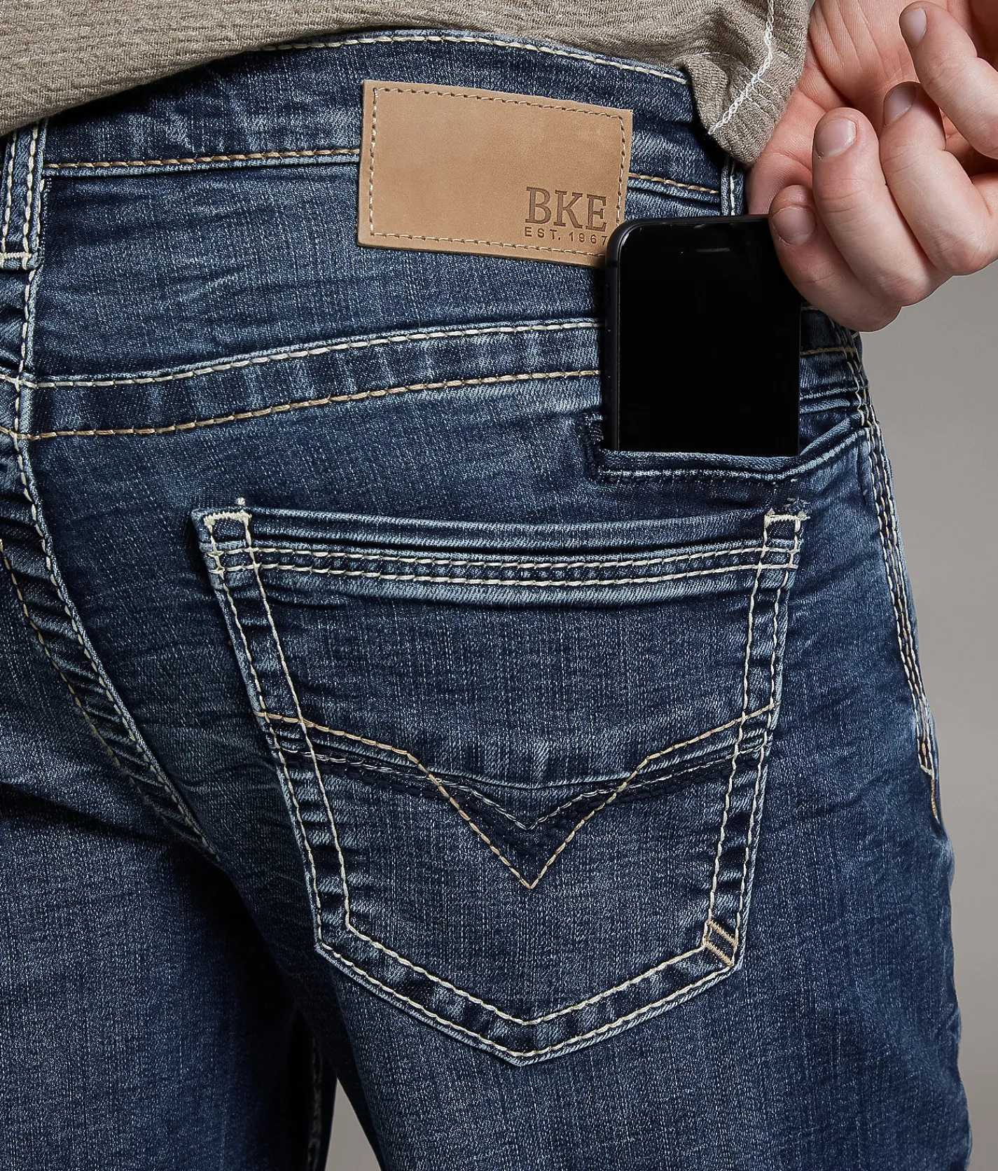 BKE Henry Straight Stretch Jean Raclette Online
