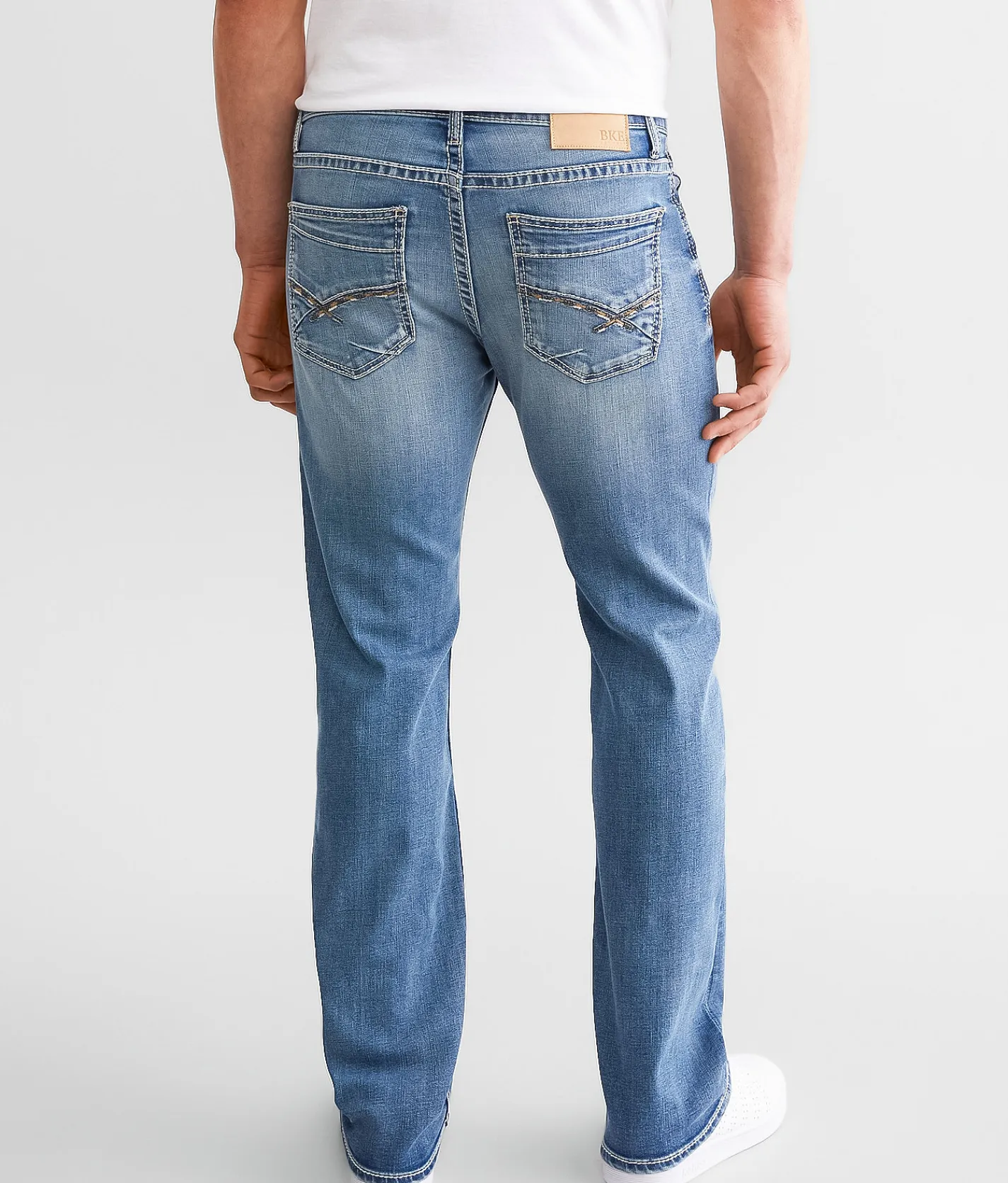Sale Jeans|Bottoms | BKE Henry Straight Stretch Jean Gorgonzola