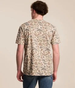 Tops | Tail Chasers Club Heritage T-Shirt Ivory Pigment Dye