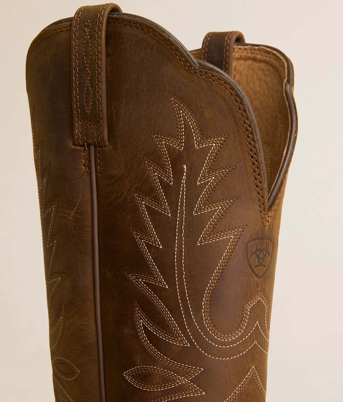 Ariat Heritage Wide Calf Leather Western Boot Distressed Brown Clearance