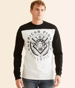 Graphic T-Shirts | American Fighter Herring T-Shirt Antique White Vintage Blk
