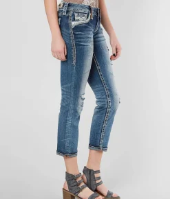 Jeans|Bottoms | Rock Revival Hettie Cuffed Stretch Capri Jean Hettie C206