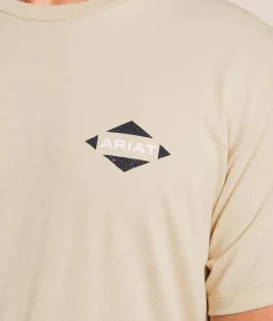 Ariat Hexaflag Freedom T-Shirt Natural Online