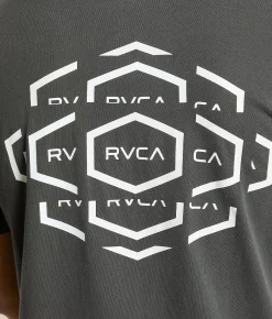 Tops|Graphic T-Shirts | RVCA Hexalots T-Shirt Pirate Black