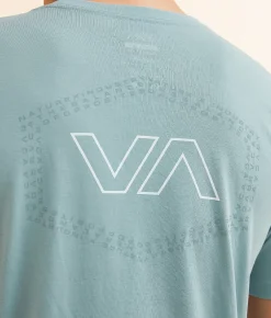 Graphic T-Shirts|Activewear | RVCA Hex Code Sport T-Shirt Haze Sport