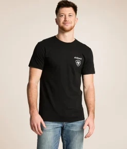 Tops|Graphic T-Shirts | Ariat Hex Diamond T-Shirt Black