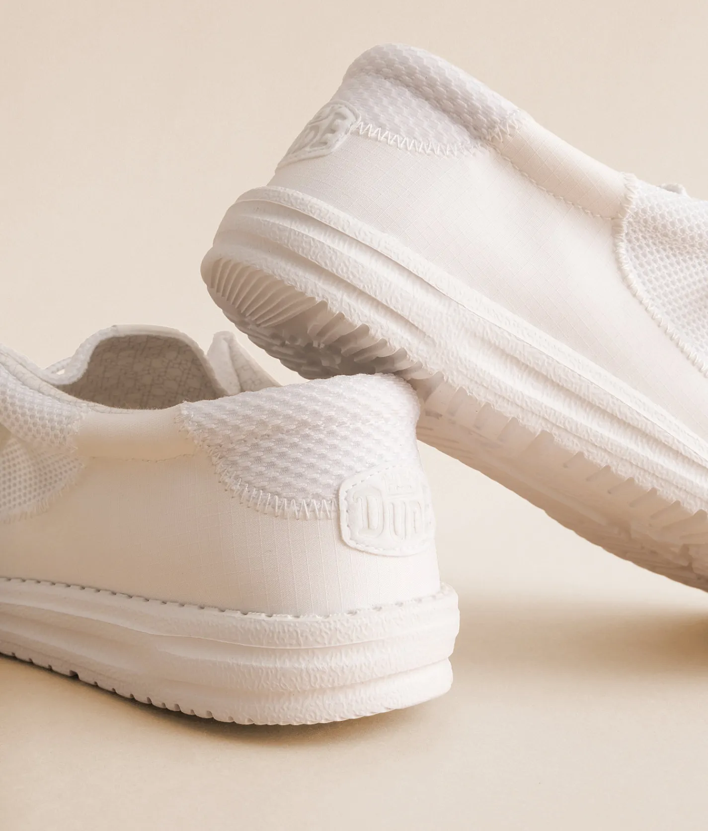 White Crow HEYDUDE™ Wally Stitch Geo Shoe White Discount