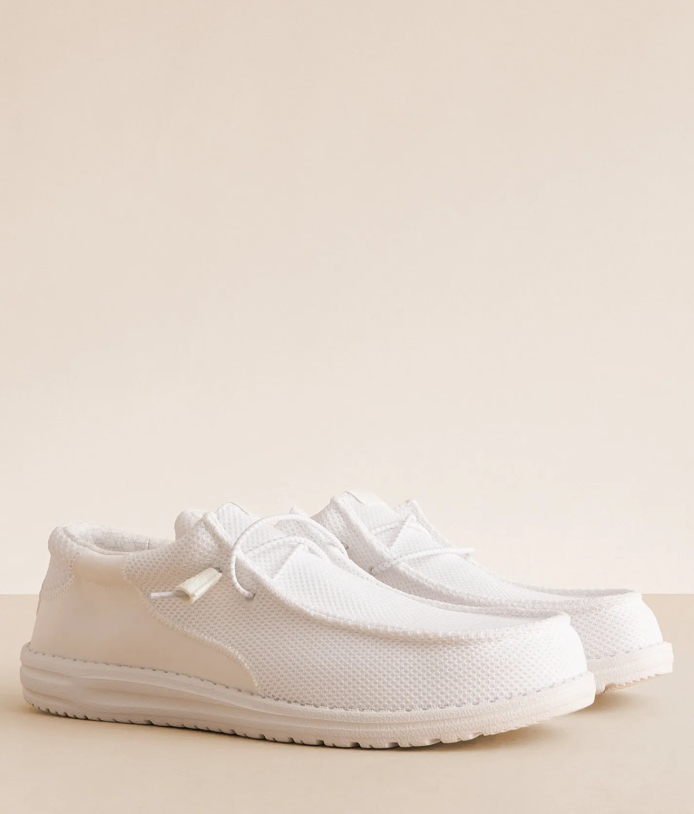 White Crow HEYDUDE™ Wally Stitch Geo Shoe White Discount