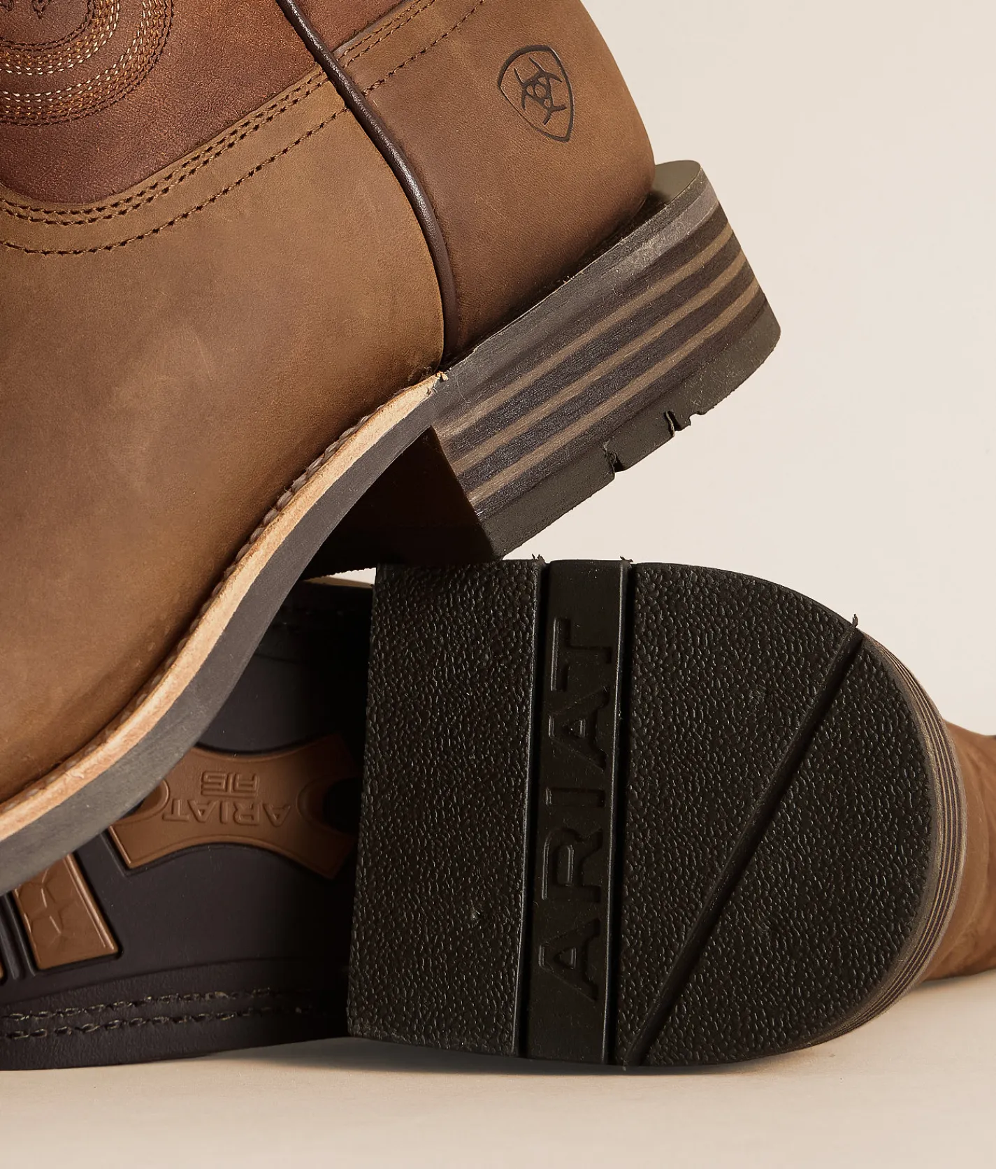 Shoes | Ariat Highland Toughstock Leather Cowboy Boot Distressed Brown Tr Brown