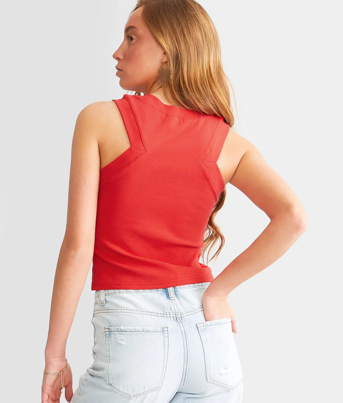 Tops | FITZ + EDDI High Neck Tank Top Flowering Ginger