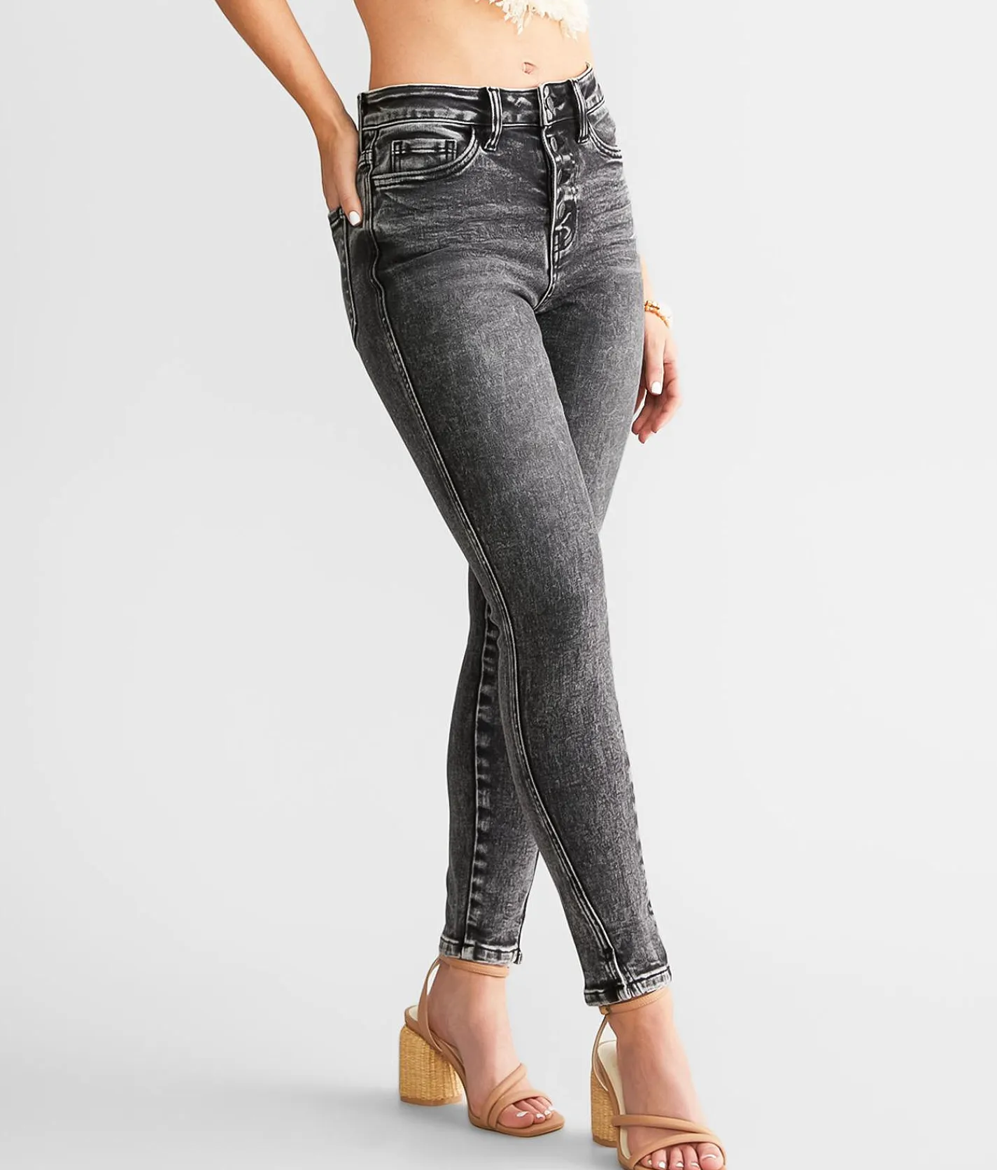 Jeans|Bottoms | Flying Monkey High Rise Ankle Skinny Stretch Jean Responsibly