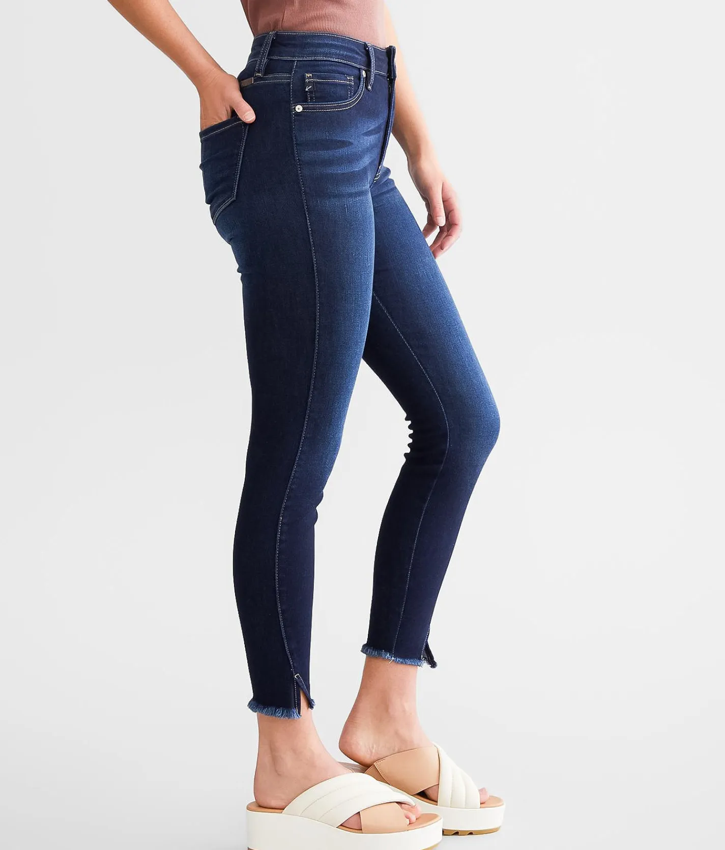 Jeans|Bottoms | KanCan High Rise Ankle Skinny Stretch Jean Dark