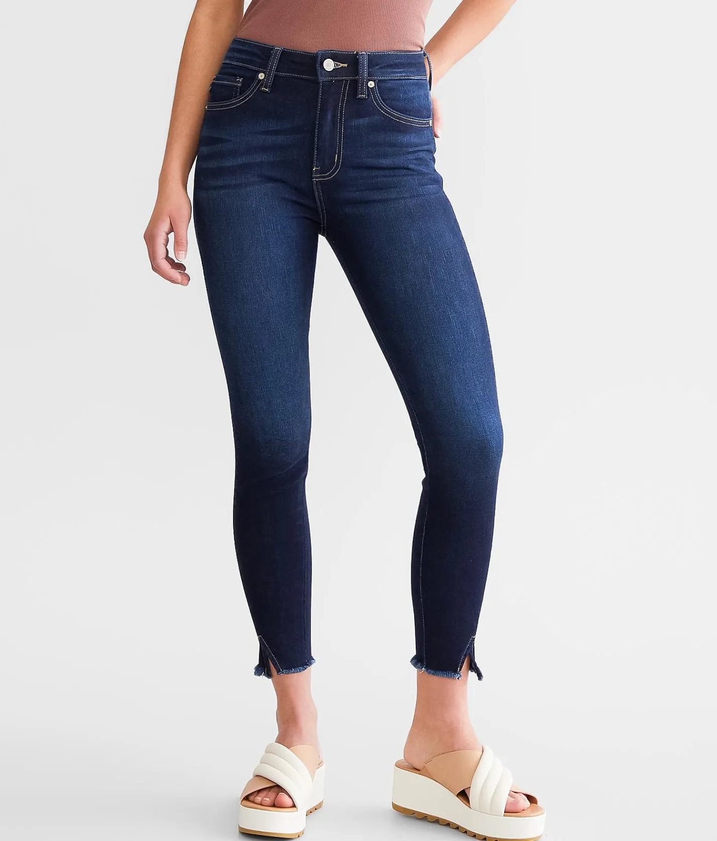 Jeans|Bottoms | KanCan High Rise Ankle Skinny Stretch Jean Dark