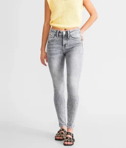 Flying Monkey High Rise Ankle Skinny Stretch Jean Bee Balm