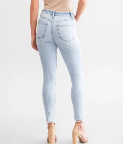 Flying Monkey High Rise Ankle Skinny Stretch Jean Underwater New