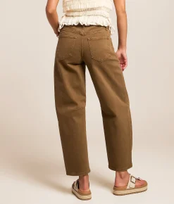 Jeans|Bottoms | Flying Monkey High Rise Barrel Stretch Jean Coffee
