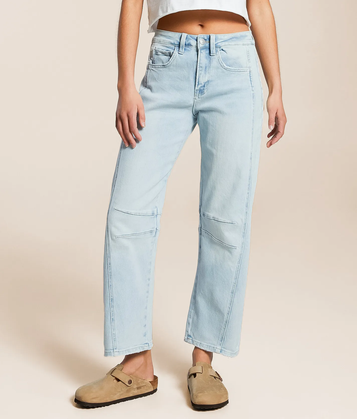 Jeans|Bottoms | Flying Monkey High Rise Barrel Stretch Jean Northern Lights