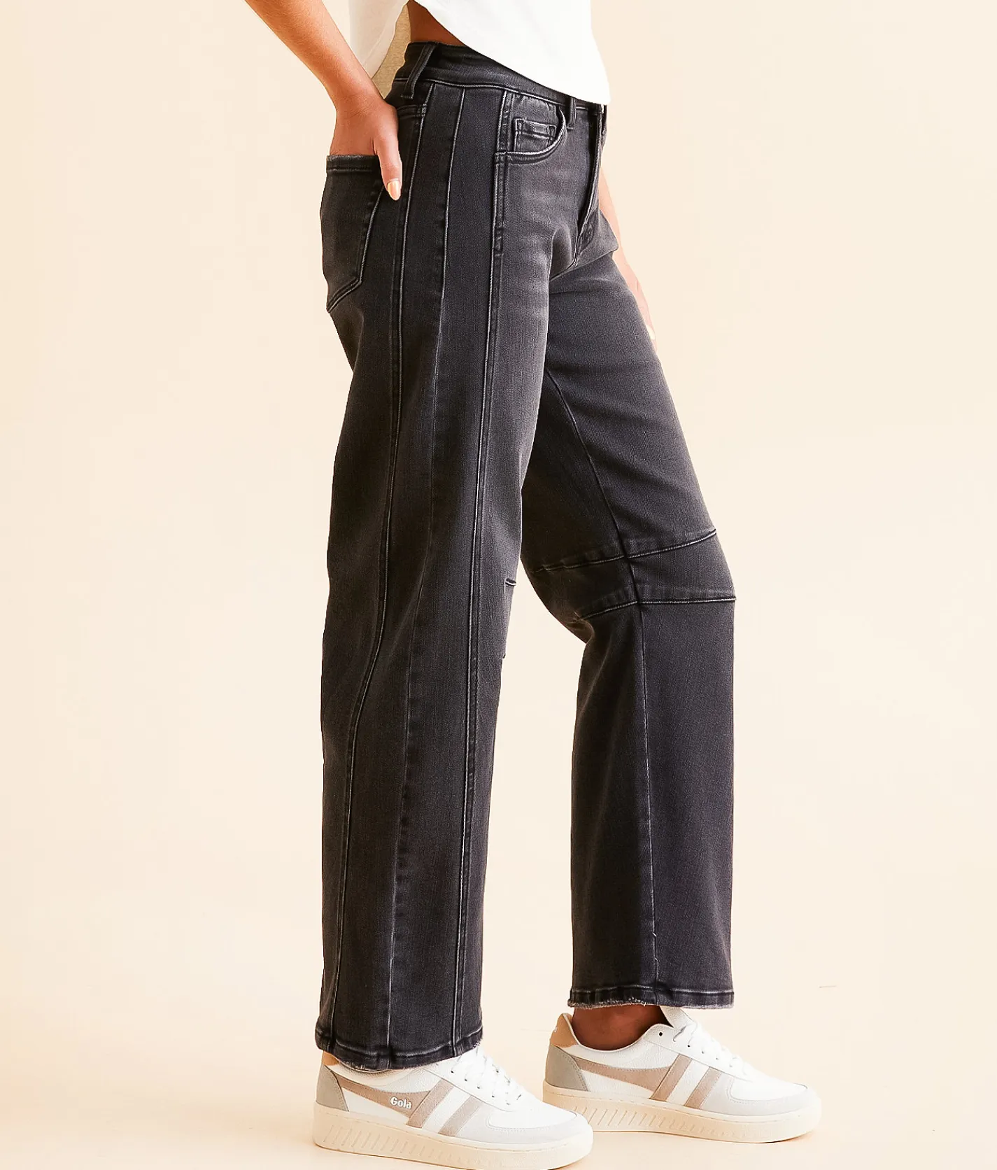 Flying Monkey High Rise Barrel Stretch Jean Regnant New