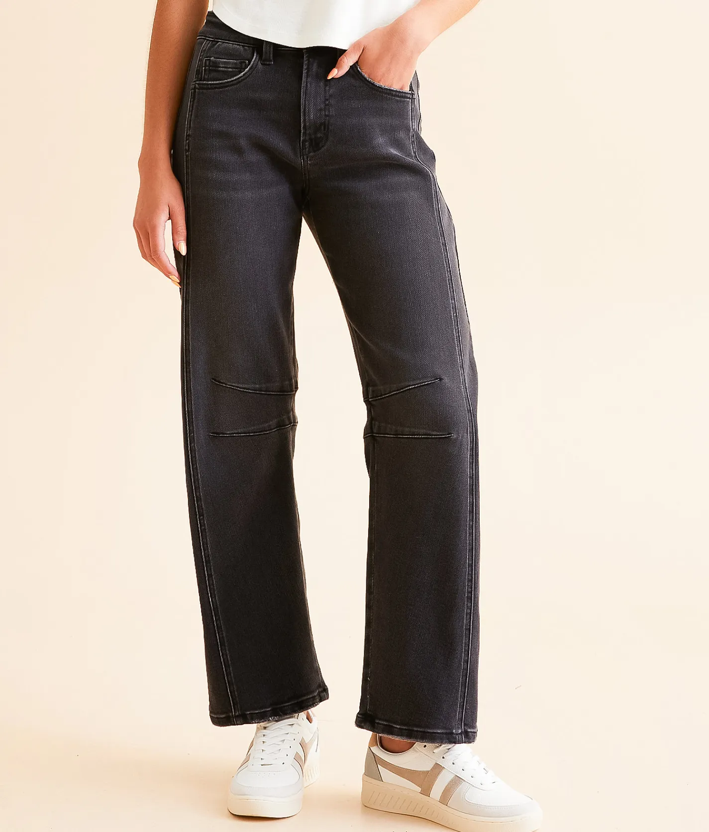Flying Monkey High Rise Barrel Stretch Jean Regnant New