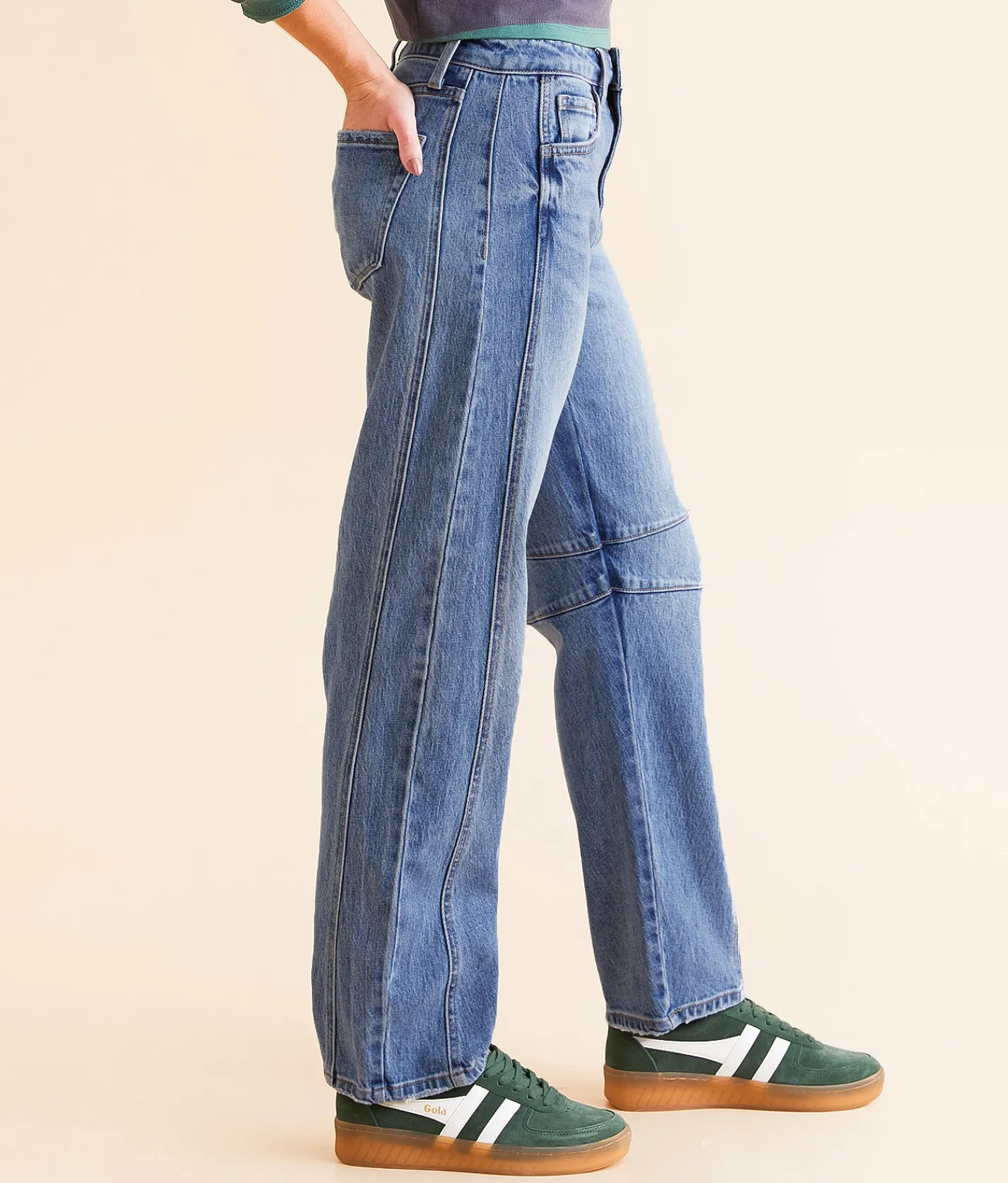Jeans|Bottoms | Flying Monkey High Rise Barrel Stretch Jean Gleam