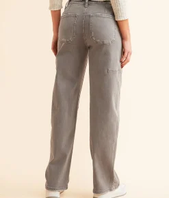 Jeans|Bottoms | Flying Monkey High Rise Barrel Stretch Jean Smokey Olive