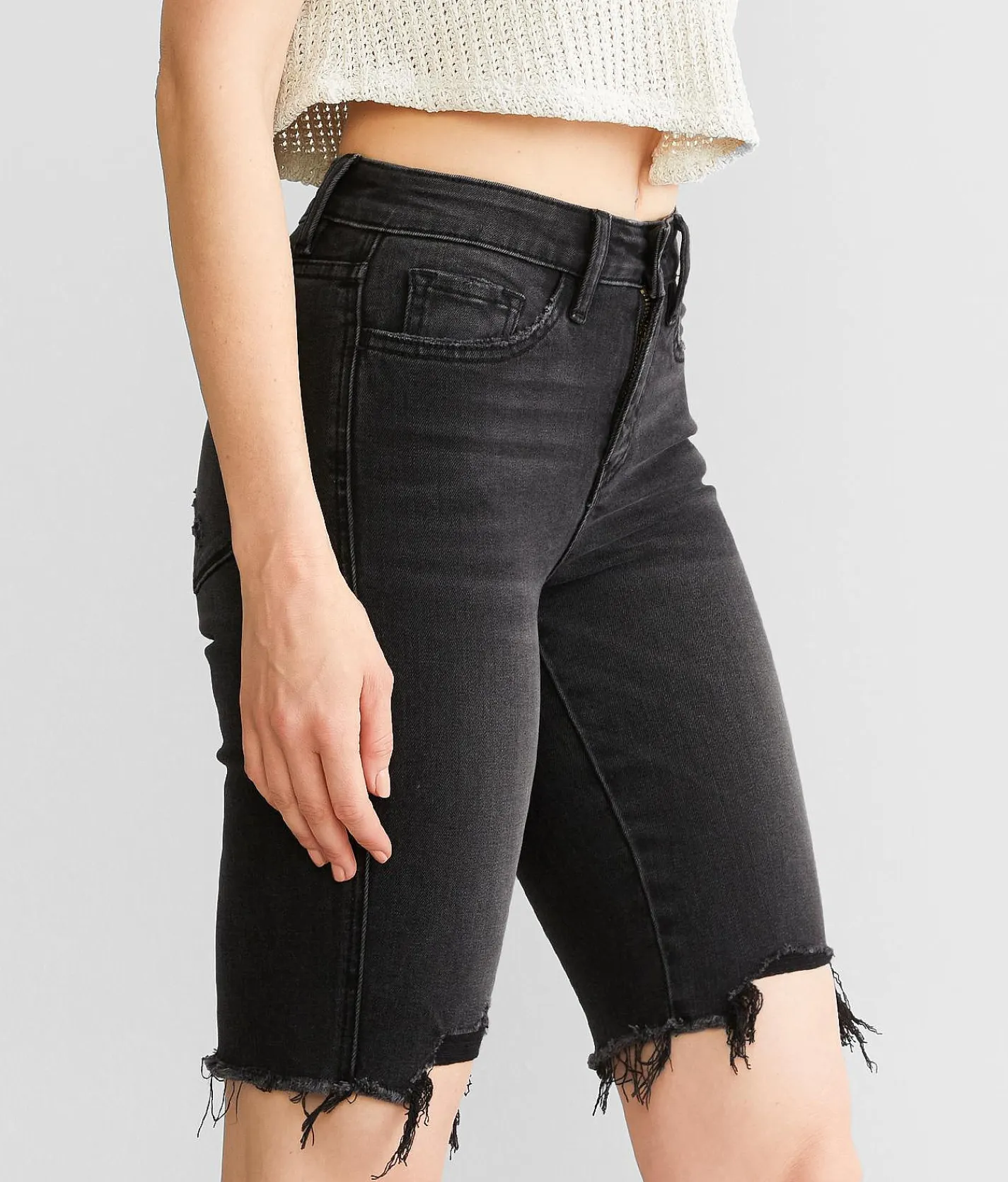 Flying Monkey High Rise Bermuda Stretch Short Faster Online