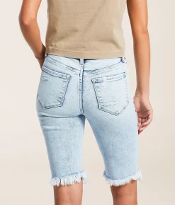 Flying Monkey High Rise Bermuda Stretch Short All The Lights Outlet