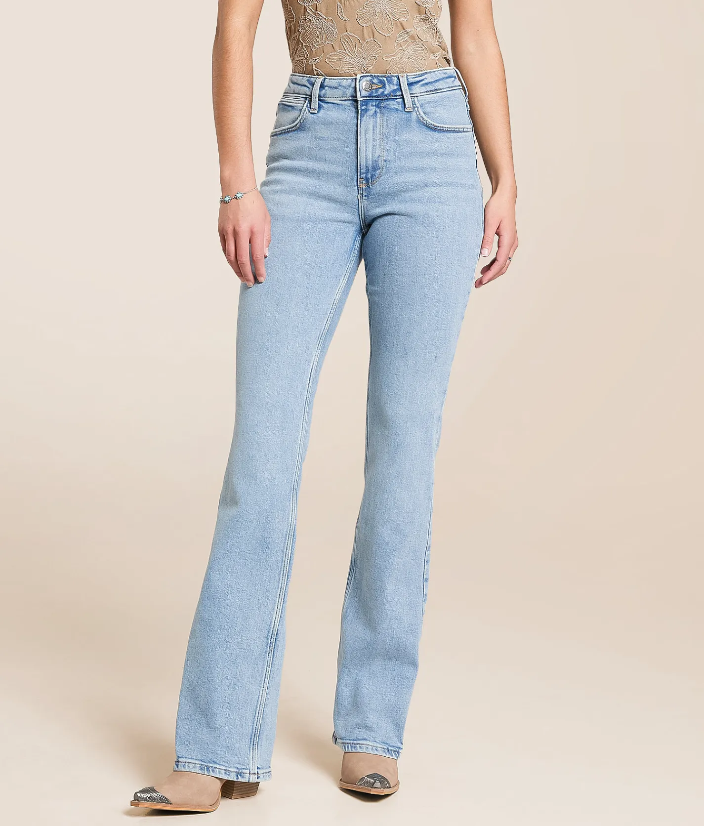Jeans|Bottoms | Wrangler® High Rise Boot Jean Moonstone