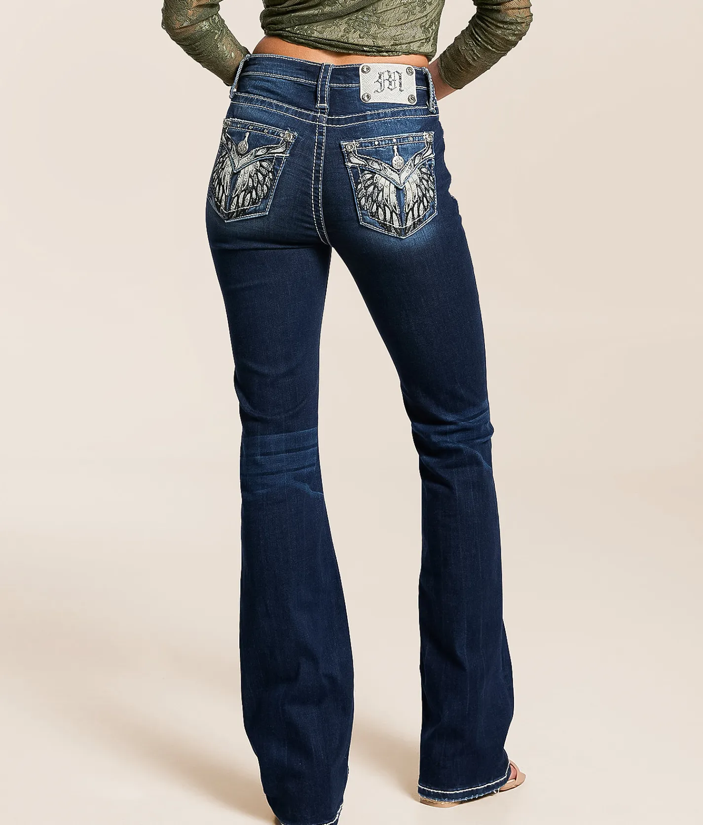 Miss Me High Rise Boot Stretch Jean D1132 Hot