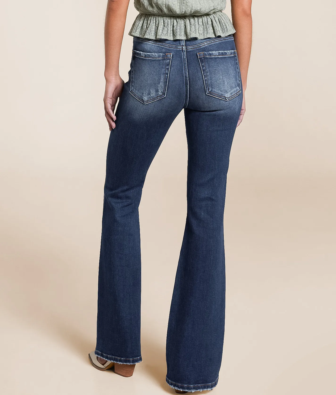 Jeans|Bottoms | Risen High Rise Boot Stretch Jean Light