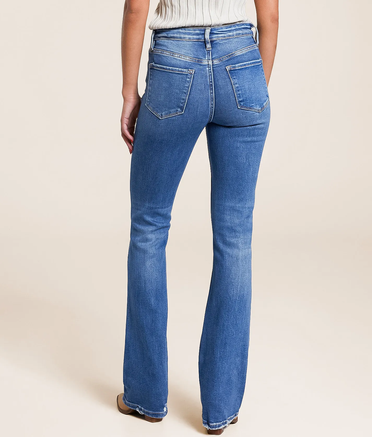 Flying Monkey High Rise Boot Stretch Jean Regulator Outlet