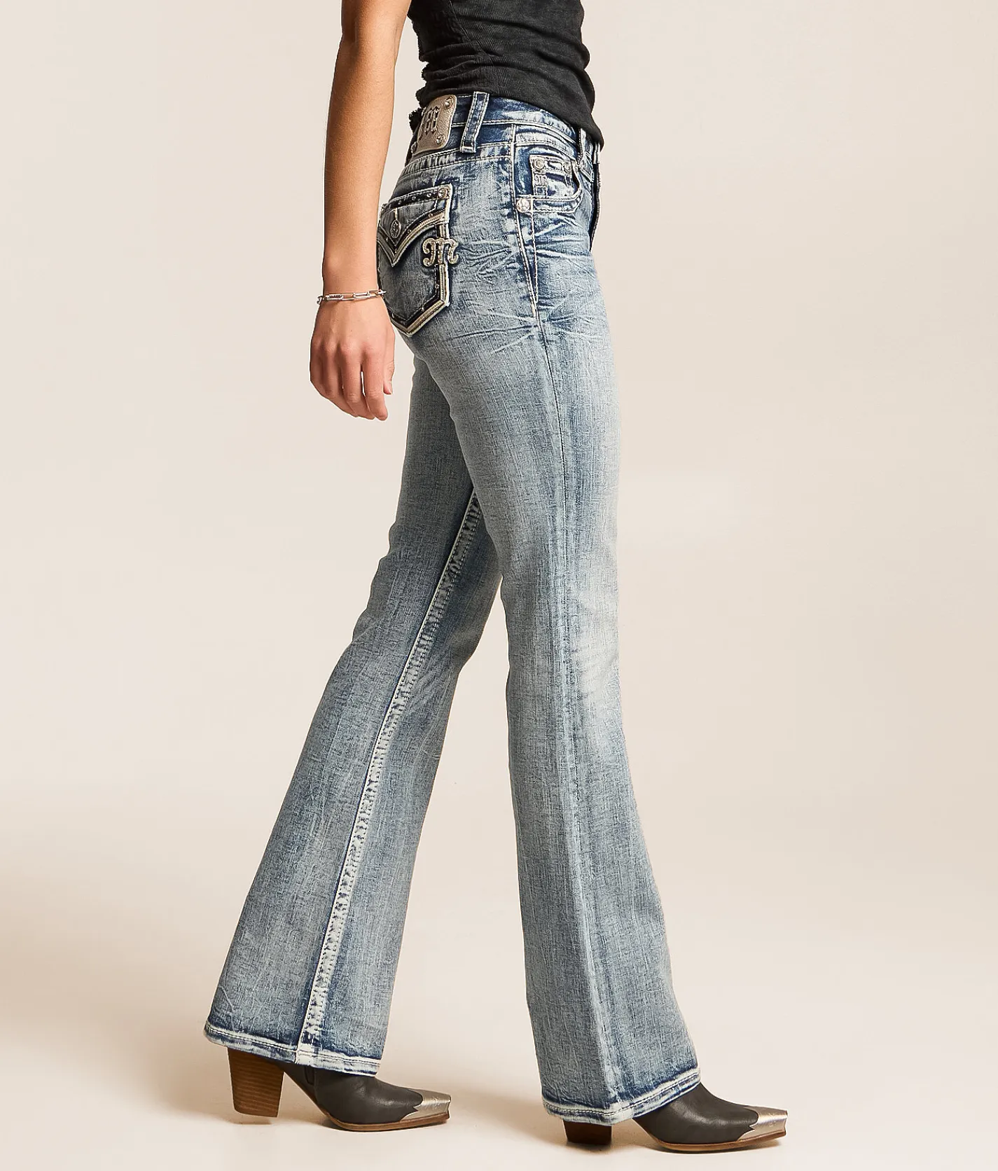 Miss Me High Rise Boot Stretch Jean M383 Discount