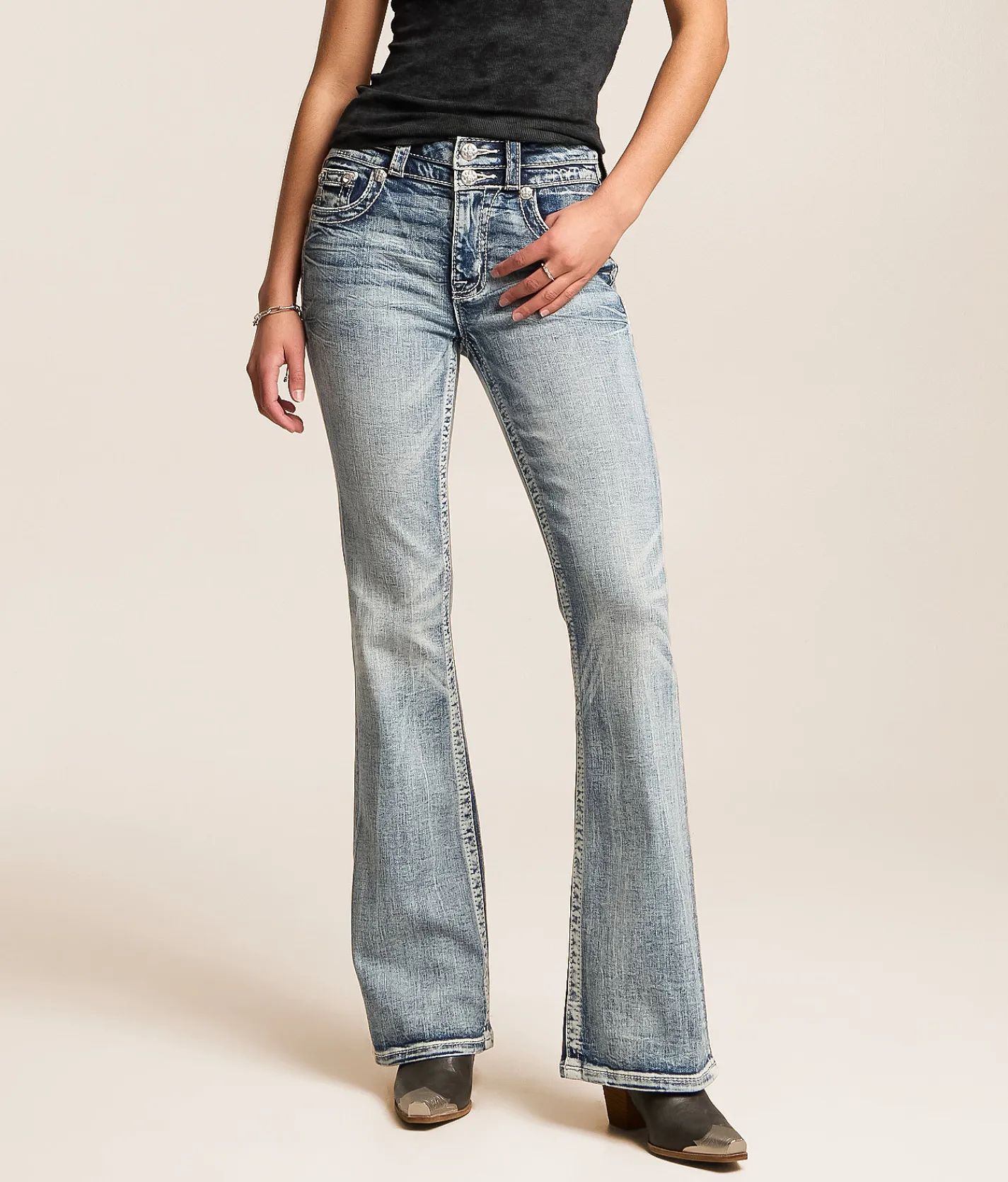 Miss Me High Rise Boot Stretch Jean M383 Discount