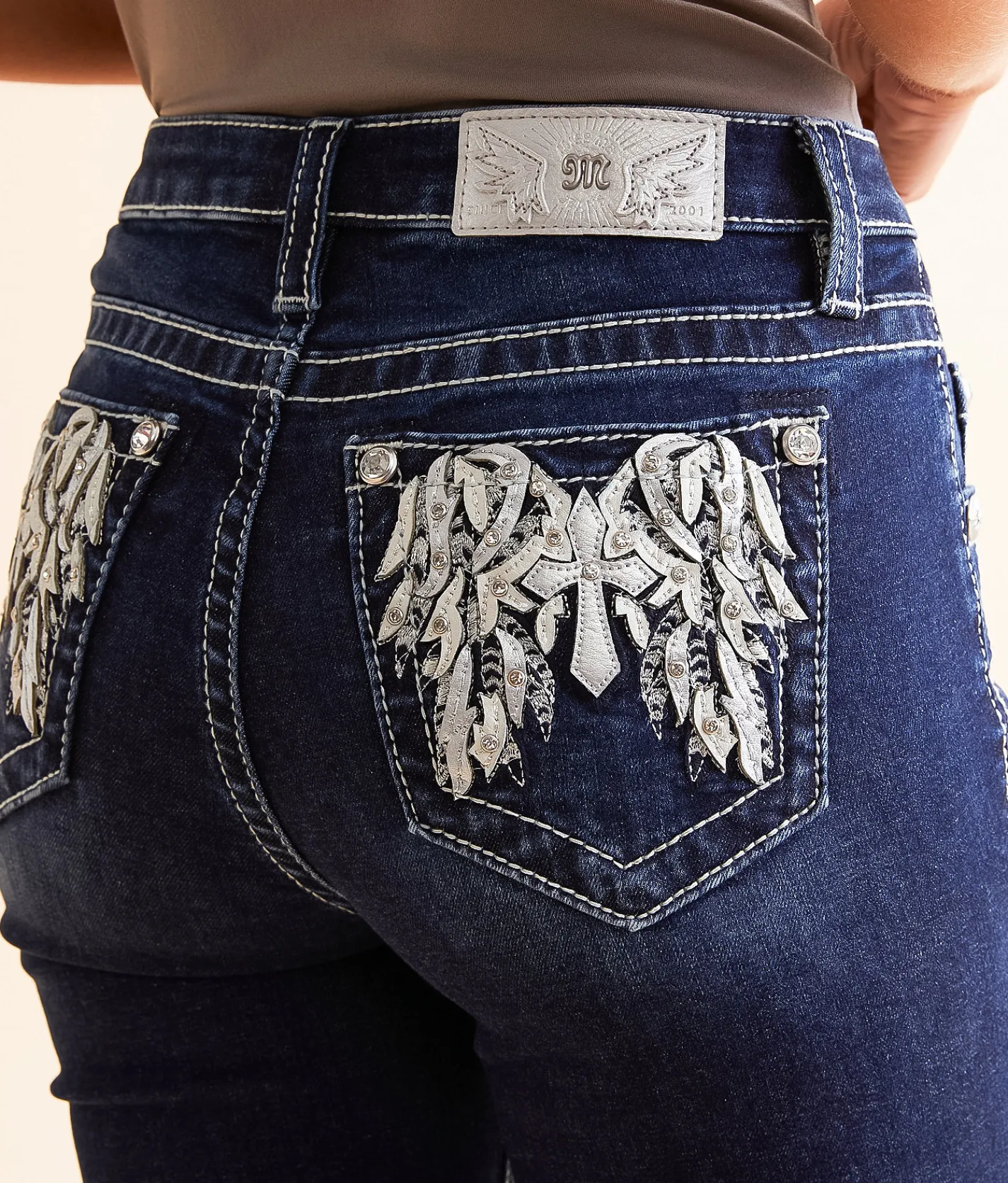 Miss Me High Rise Boot Stretch Jean D1012