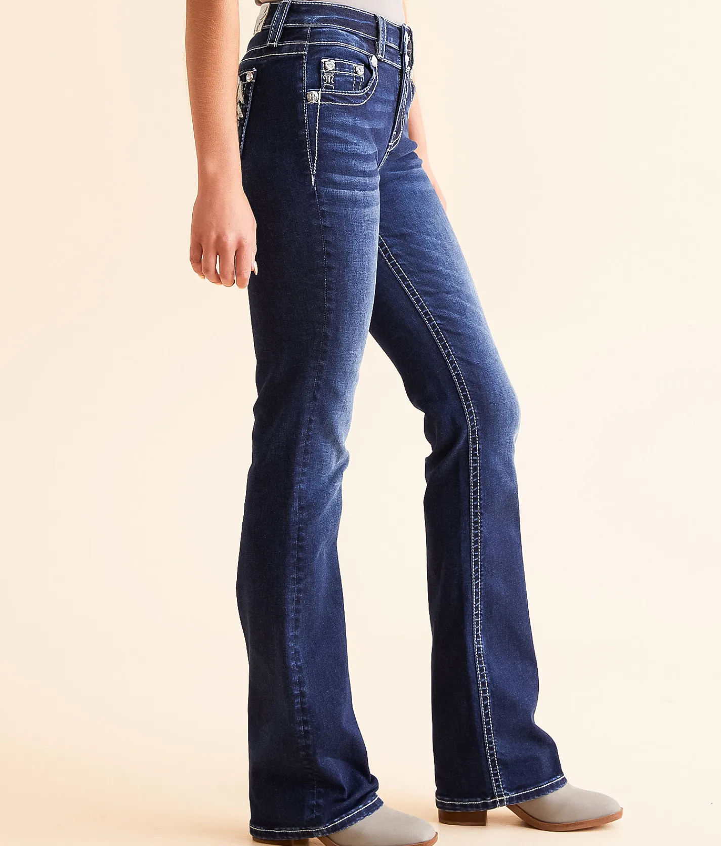 Miss Me High Rise Boot Stretch Jean D1012