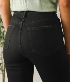 VERVET by Flying Monkey High Rise Boyfriend Cuffed Jean Fargo Clearance