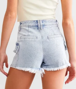 Shorts|Bottoms | Flying Monkey High Rise Cargo Stretch Short Retractable
