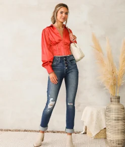 KanCan Signature High Rise Classic Skinny Jean Rebecca Online