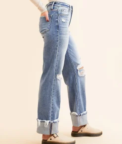 Jeans | Flying Monkey High Rise Classic Straight Stretch Jean Wishfull