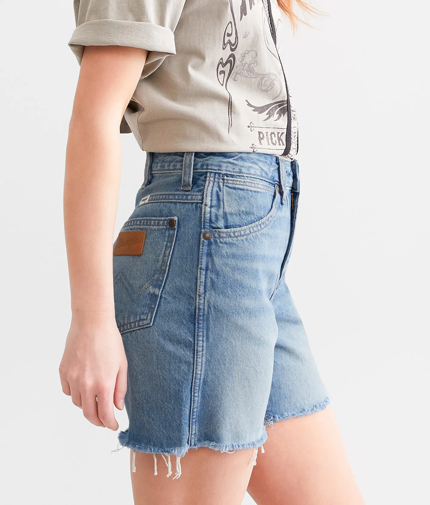 Wrangler® High Rise Cowboy Short Stuntman New