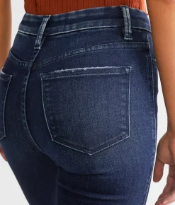 Jeans|Bottoms | Flying Monkey High Rise Cropped Flare Stretch Jean Rapturous