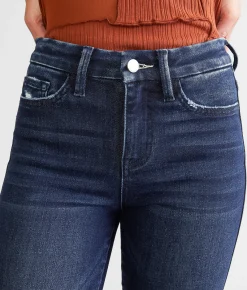 Jeans|Bottoms | Flying Monkey High Rise Cropped Flare Stretch Jean Rapturous