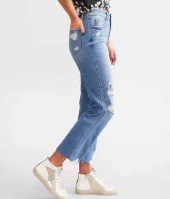 Jeans|Jeans | Flying Monkey High Rise Cropped Straight Stretch Jean Fruitful