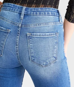 Jeans|Bottoms | KanCan Signature High Rise Cropped Straight Stretch Jean Aurora